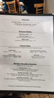 Radcliffe Cafe menu