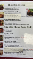 Pho Hang menu