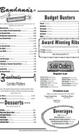 Pizza Garden menu