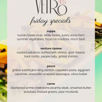 Vetro 1925 Ristorante menu