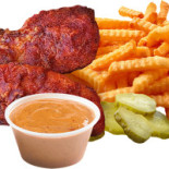 The Red Bird Hot Chicken Fries Comida