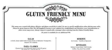 Old Spaghetti Factory ., The Carta