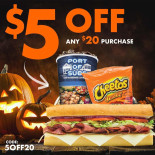 Port Of Subs Speisekarte