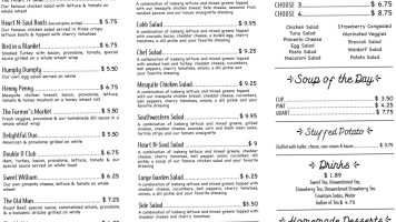 Delightful Dishes menu