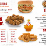 Broast Chicken And Waffles food