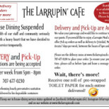 Larrupin' Cafe menu