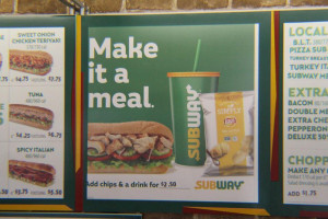 Subway menu