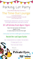 Time Out Lounge menu