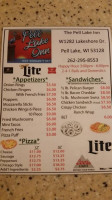 Pell Lake Inn menu