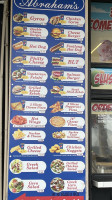 Abraham's Gyros menu