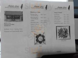 Falahi Bros Middle Eastern Cuisine menu