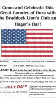 Hagers menu