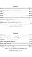 Onawa Country Club menu