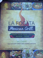 La Fogata menu