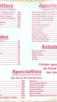 Frank's Place menu