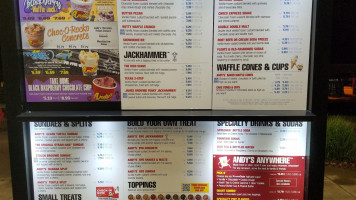 Andy's Frozen Custard menu