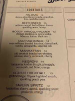 Swift Sons Tavern And Oyster Wrigleyville menu