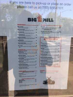 Big Mill menu