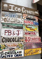 Little Man Ice Cream menu