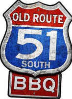 Old Route 51 South Bbq logo