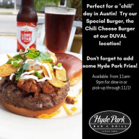 Hyde Park Grill South food