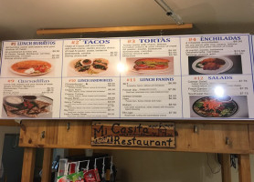 Mi Casita And Bakery menu