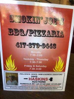 Smokin Joe’s Bbq And Pizzeria menu