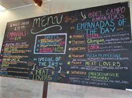 Del Campo Empanadas menu