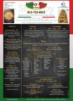 Legacy Pizza Bakery menu