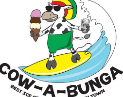 Cow-a-bunga Ice Cream Coffee logo