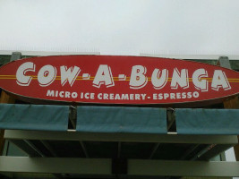 Cow-a-bunga Ice Cream Coffee outside