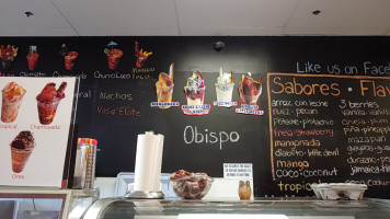 Raspados Neza menu