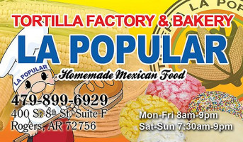 Tortilleria La Popular logo