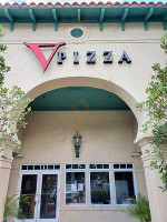 V Pizza outside