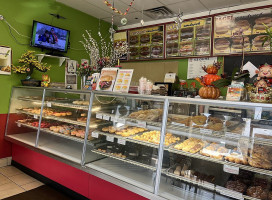 Rainbow Donuts And Smoothies inside