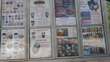 Bosa Donuts menu