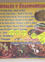 La Panaderia menu