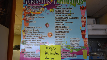 La Panaderia menu