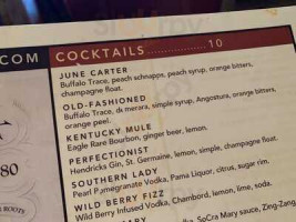 Southern Craft menu