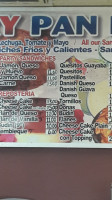 Pan Del Sinai Ii menu