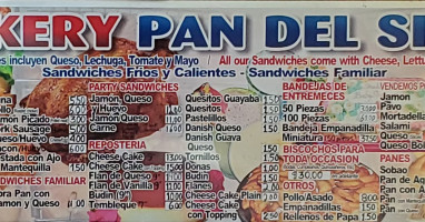 Pan Del Sinai Ii menu