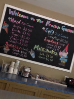 The Frozen Gnome menu