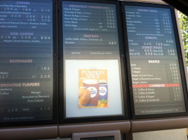 Donut Delight menu