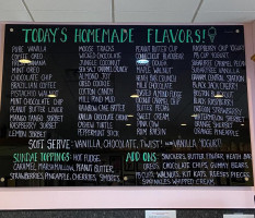 Mortensen Dairy Ice Cream menu