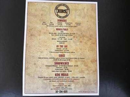 Jibs Bbq And Catering menu