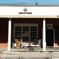 Uncle Leo's Not Just Coffee Donuts outside