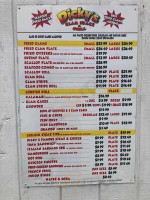 Palmer River Clam Shack & Dairy menu