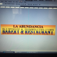 La Abundancia Bakery menu