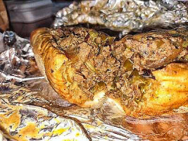 Mike's Cheesesteaks Roast Pork food