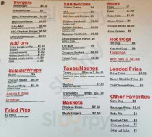 Bud's Bbq Burgers menu